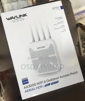 Wavlink Ax3000 Wifi6 Outdoor Dual Band Access Point Aerial Hd9