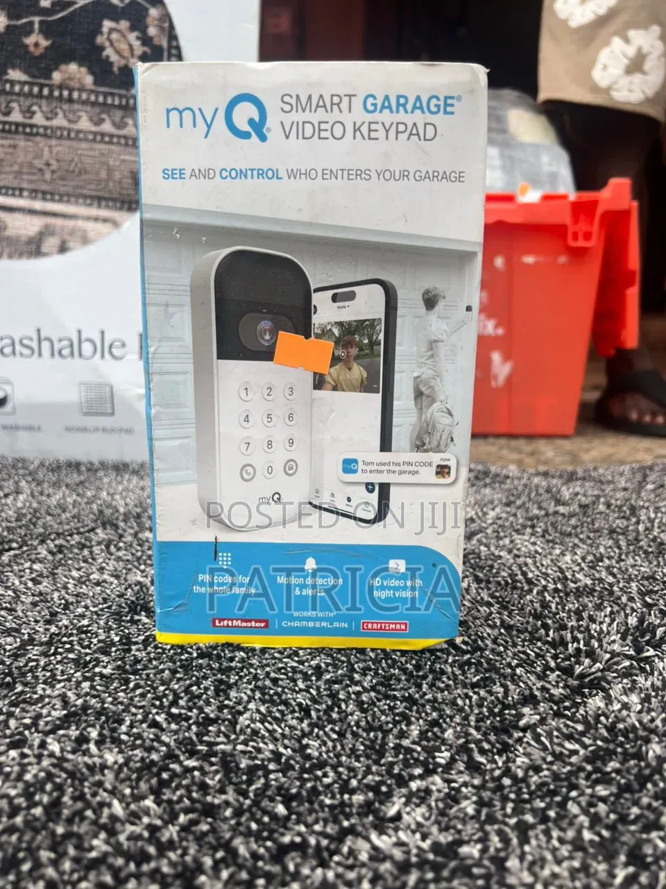 Myq Smart Garage Video Keypad With Hd Camera – New