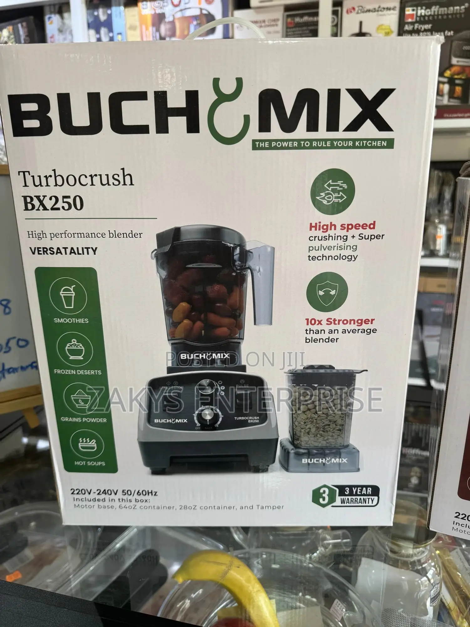 Buchymix Turbo Crash Commercial Blender. 3l