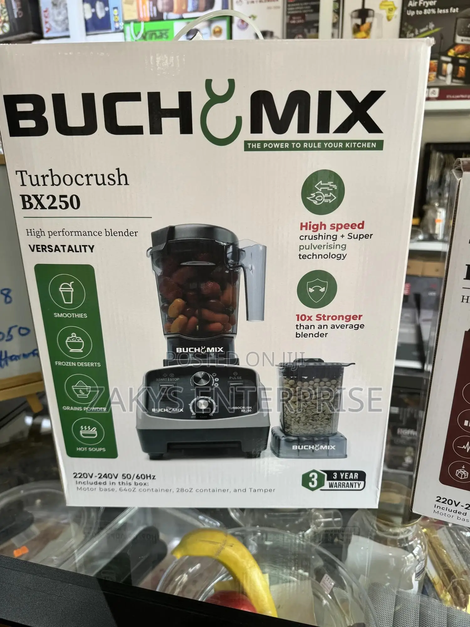 Buchymix Turbo Crash Commercial Blender. 3l