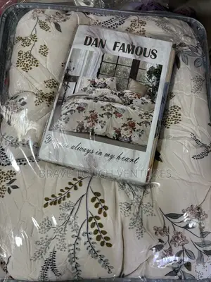 Double Bedsheet Pillow Case With Duvet Set