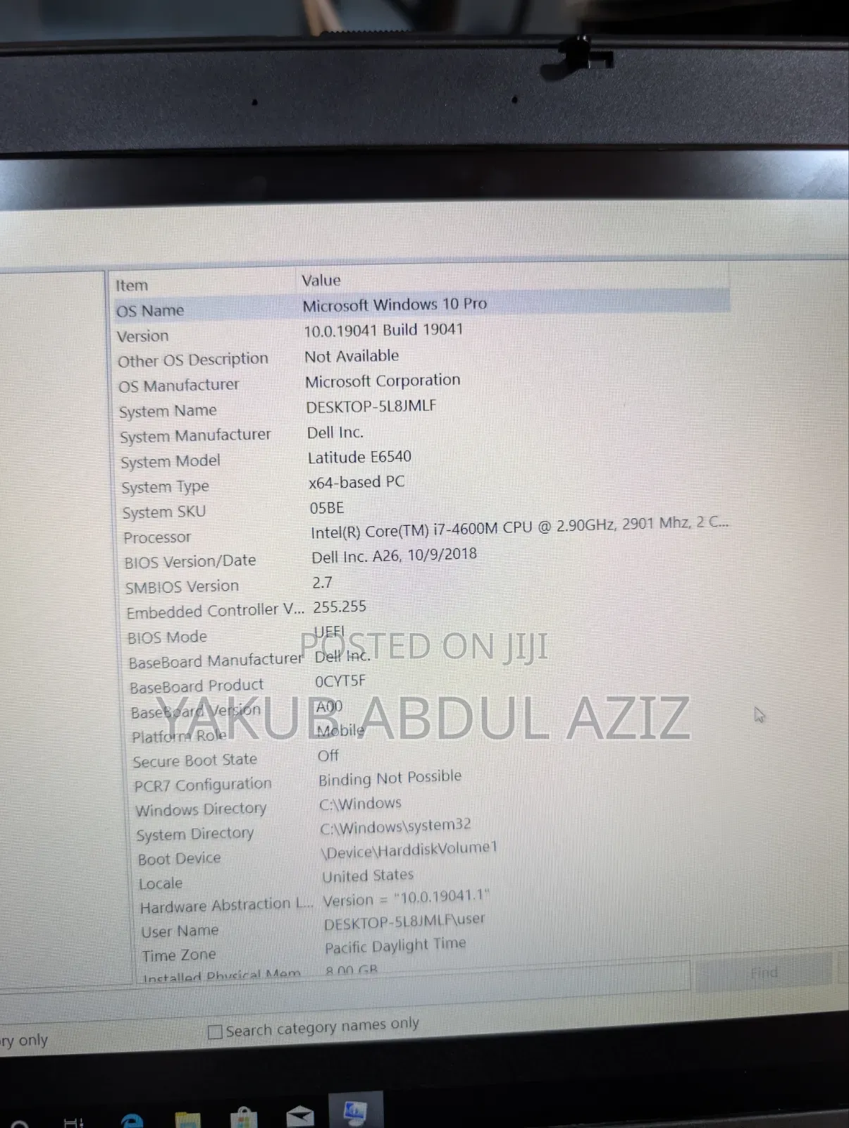 Laptop Dell Latitude E6540 8GB Intel Core i7 HDD 4T