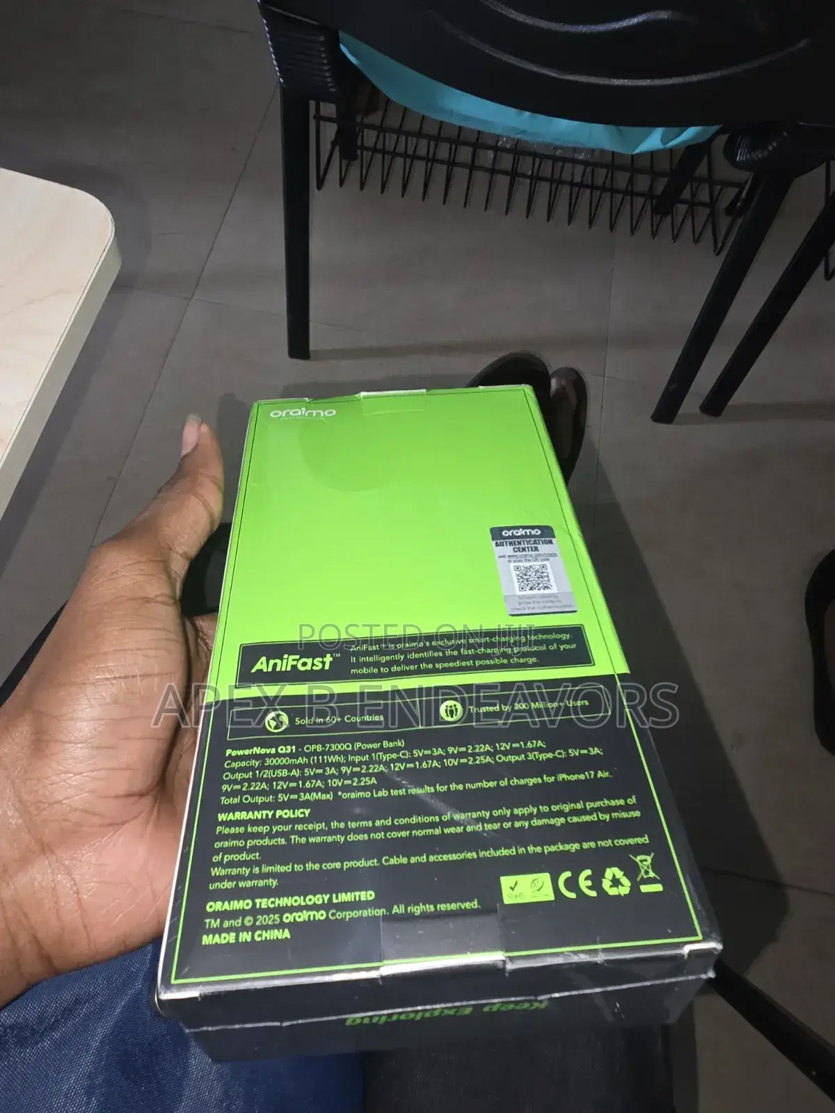 Oraimo Power Bank