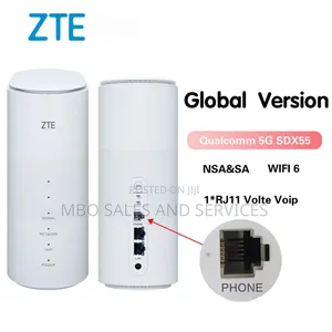 Zte 5g Universal Turbonet Router Wifi6 Cat19 Dual Band + Powerbank/Ups
