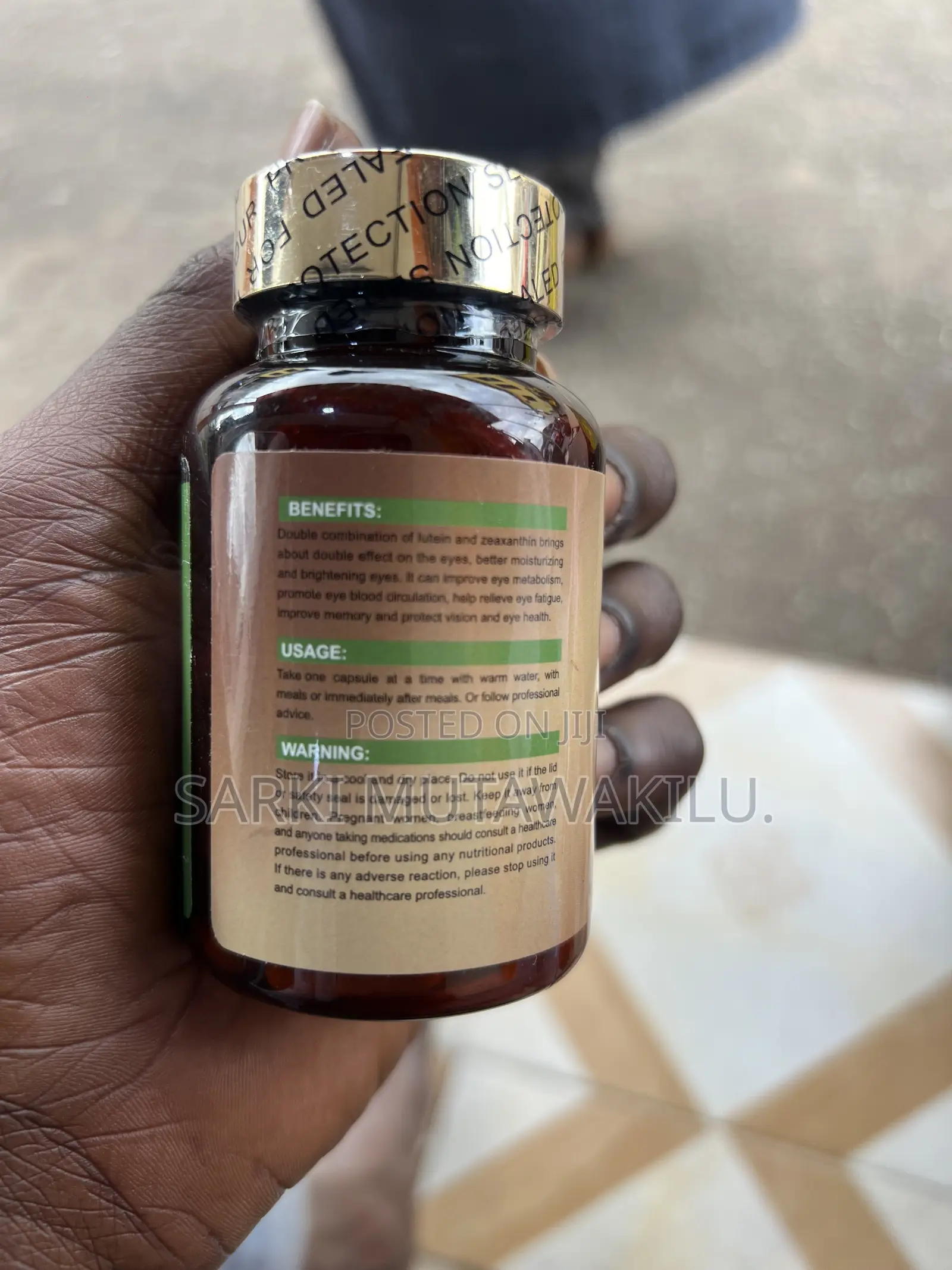 Eye Vitamin and Mineral Supplement