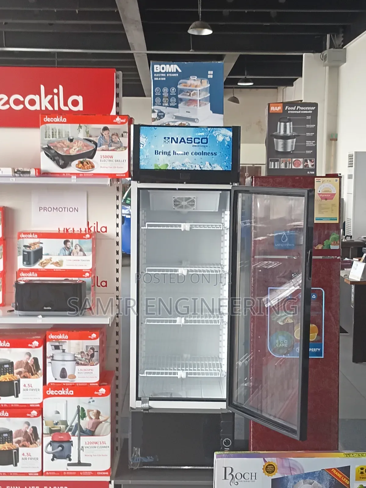 Nasco Nas-Fl350-1dr 288 Liters Commercial Beveragedisplay Refrigerator