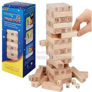 Wooden Building Blocks Jenga Game