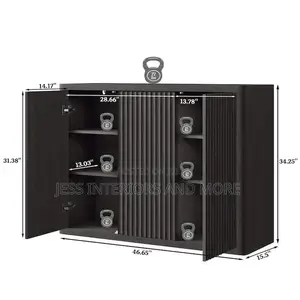Black Storage Cabinet