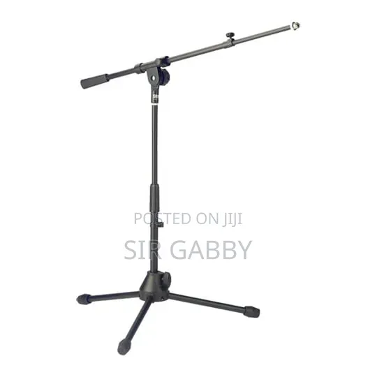 Round Base and Tripod Mic Stand