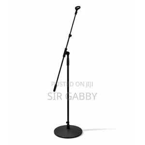 Round Base and Tripod Mic Stand