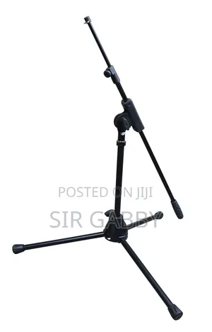 Round Base and Tripod Mic Stand