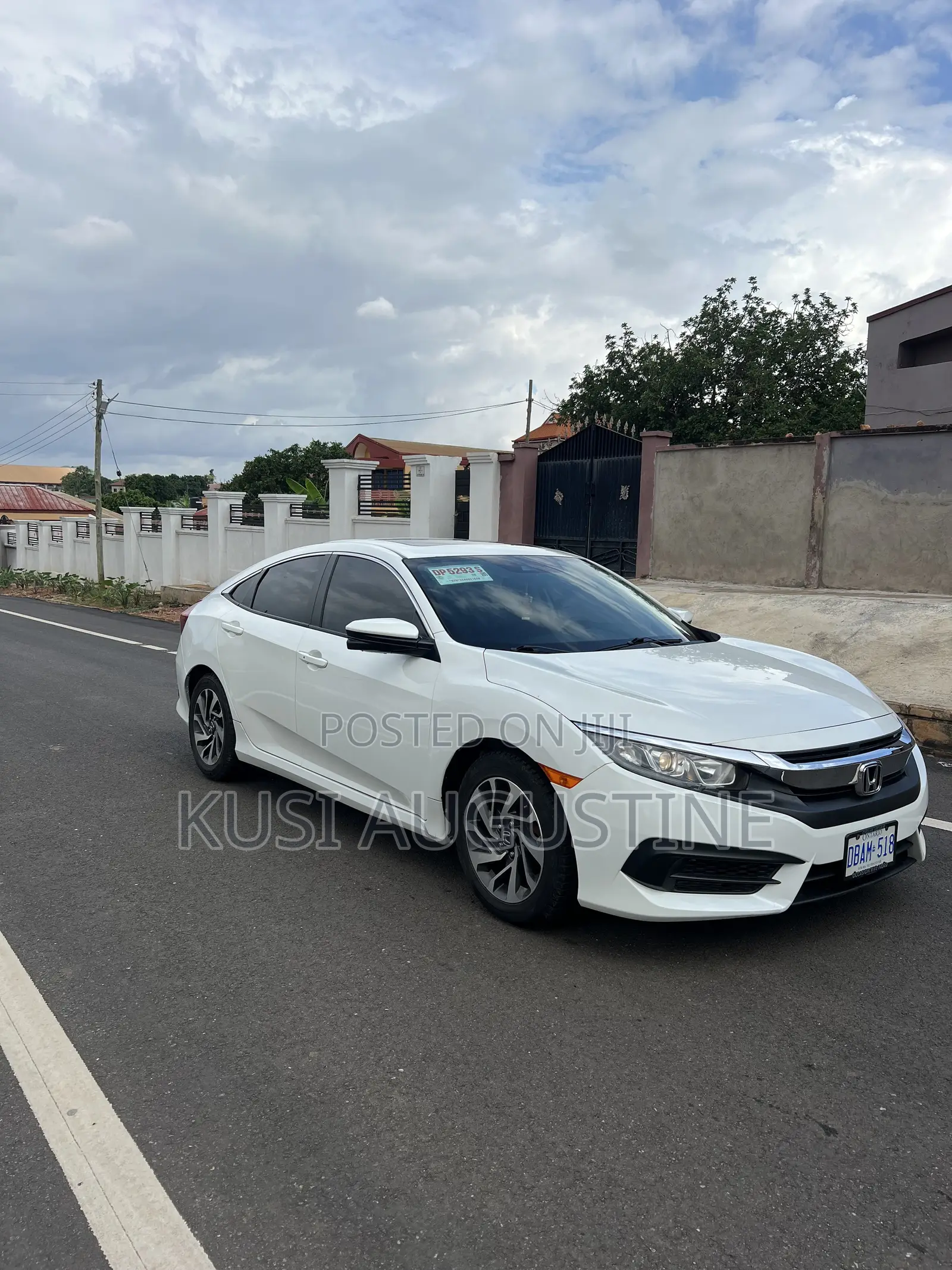 Honda Civic EX-L 2dr Coupe (1.5L 4cyl) 2016 White