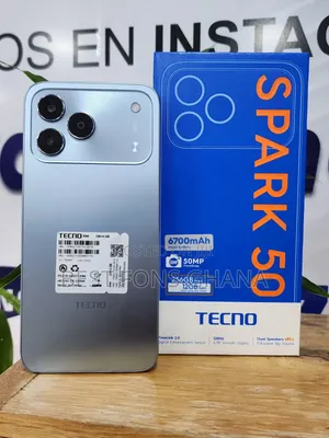 New Tecno Spark 50 128 GB Silver