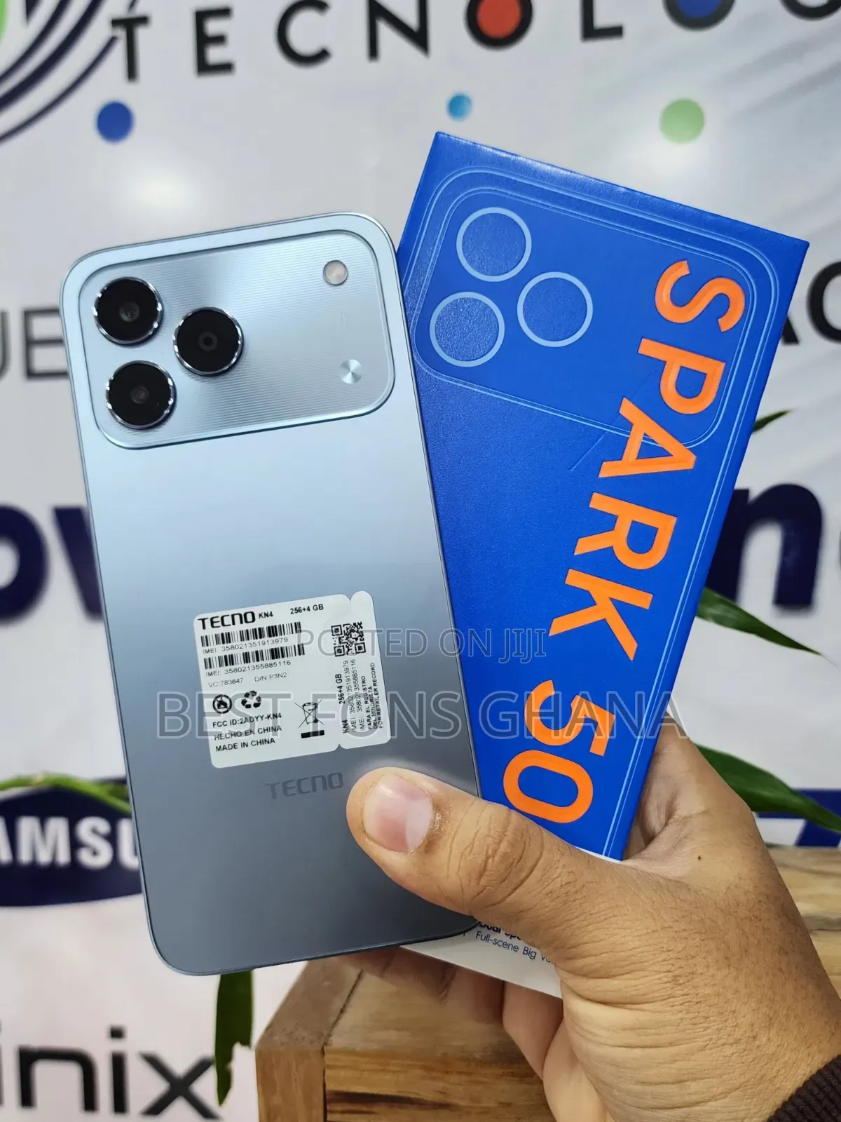 New Tecno Spark 50 128 GB Silver