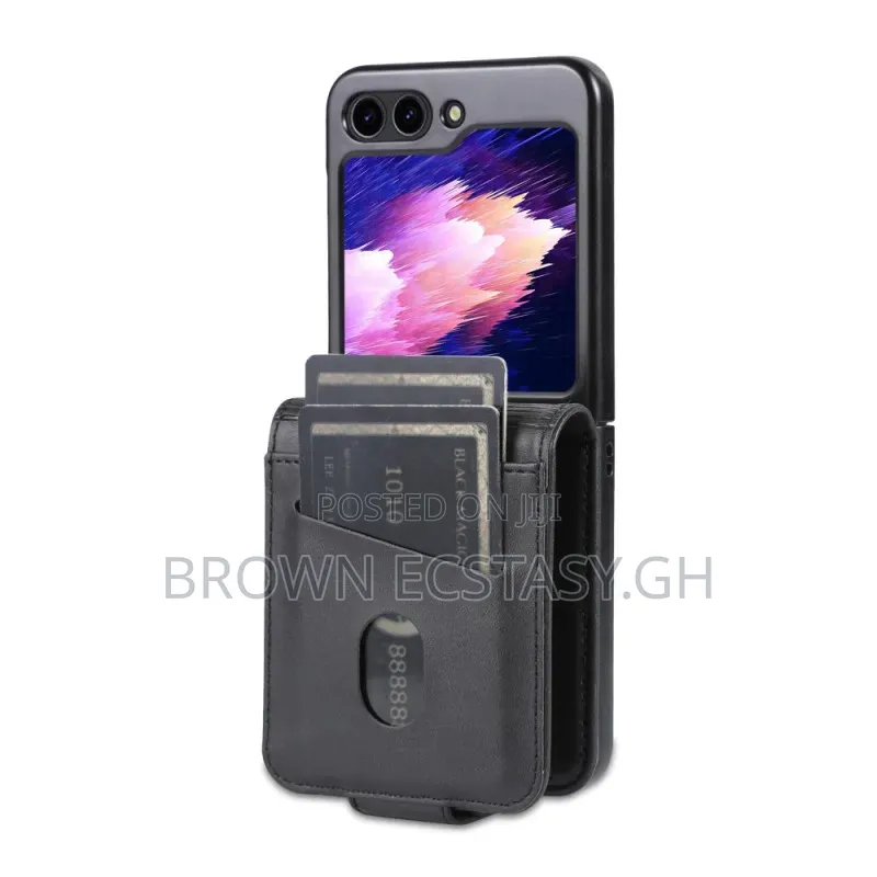 Samsung Galaxy Z Flip 5/6/7 Leather Wallet Case
