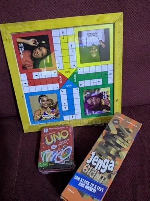 Ludo, Uno , Jenga