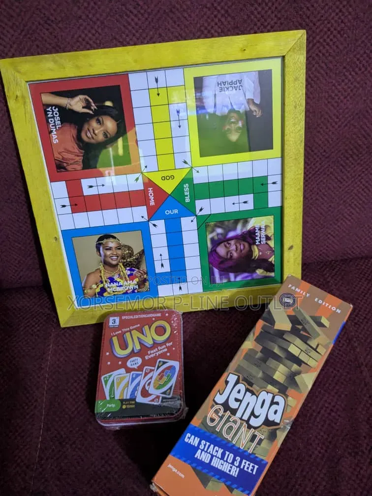 Ludo, Uno , Jenga