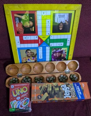 Oware , Ludo , Uno , Jenga