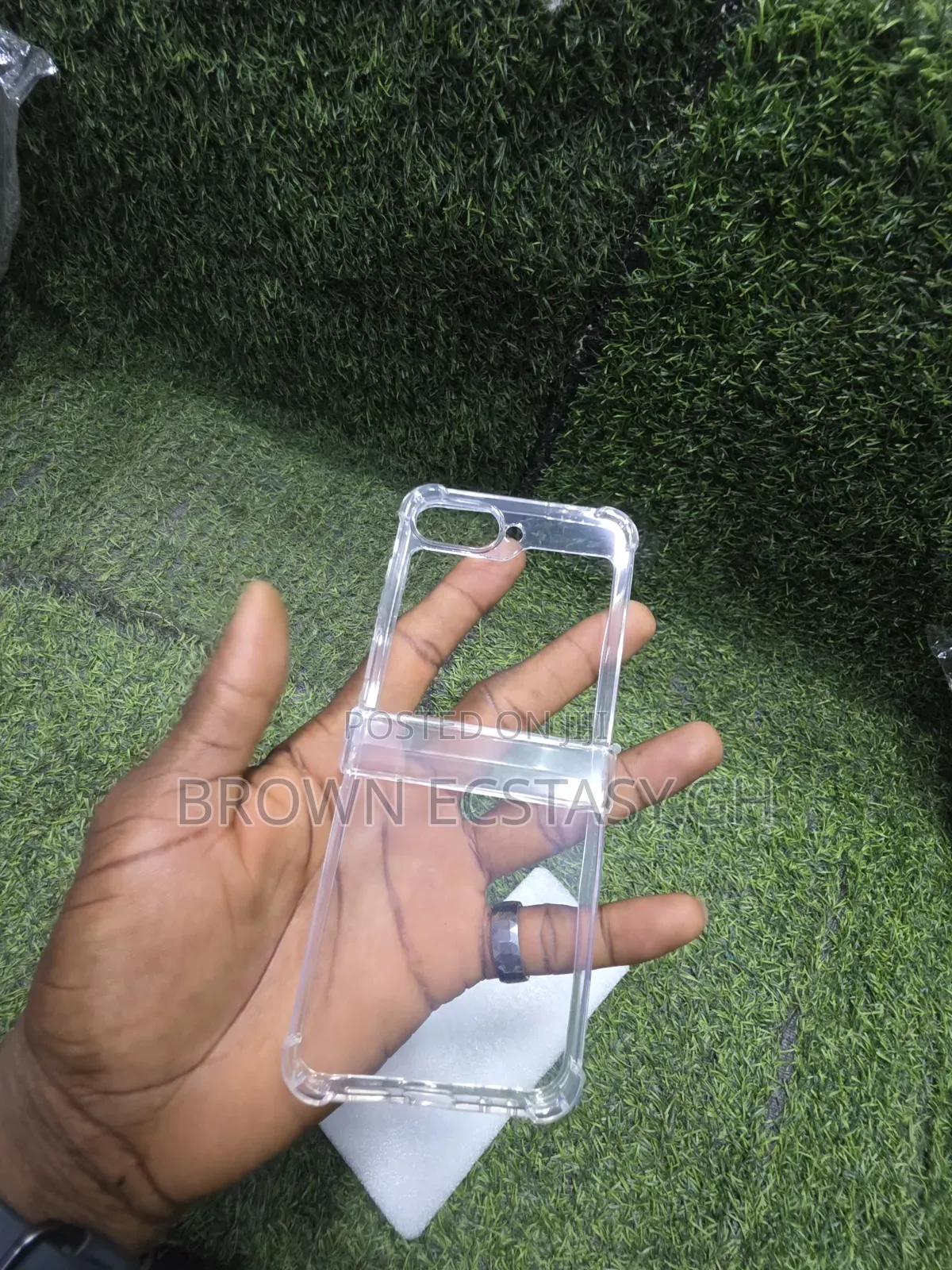 Samsung Galaxy Z Flip 5/ Z Flip 6 Soft Gel Transparent Case With Hinge