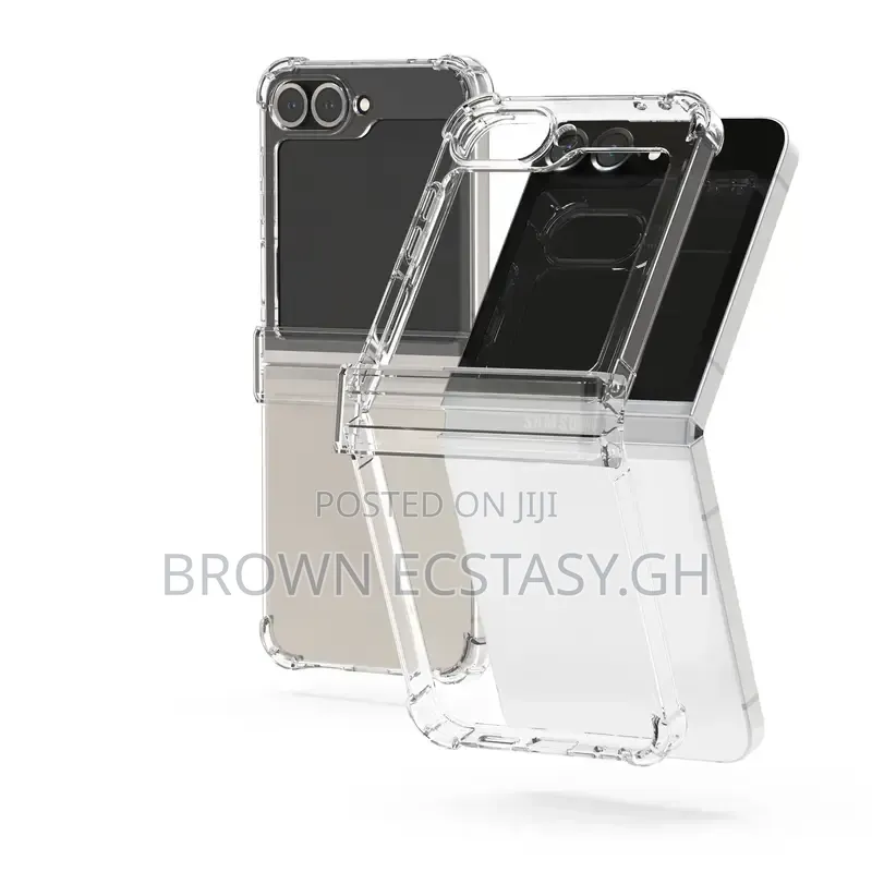 Samsung Galaxy Z Flip 5/ Z Flip 6 Soft Gel Transparent Case With Hinge