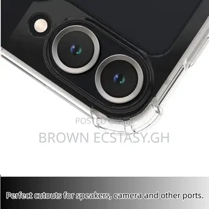 Samsung Galaxy Z Flip 5/ Z Flip 6 Soft Gel Transparent Case With Hinge