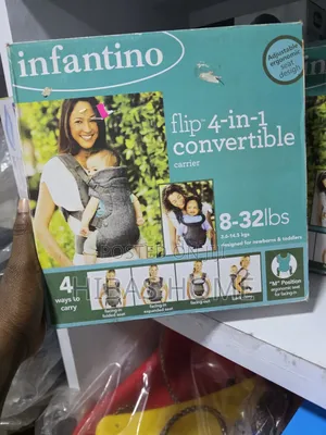 Infantini Flip 4in1 Convertible Carrier 8-32lbs (3.6-14.5kg)