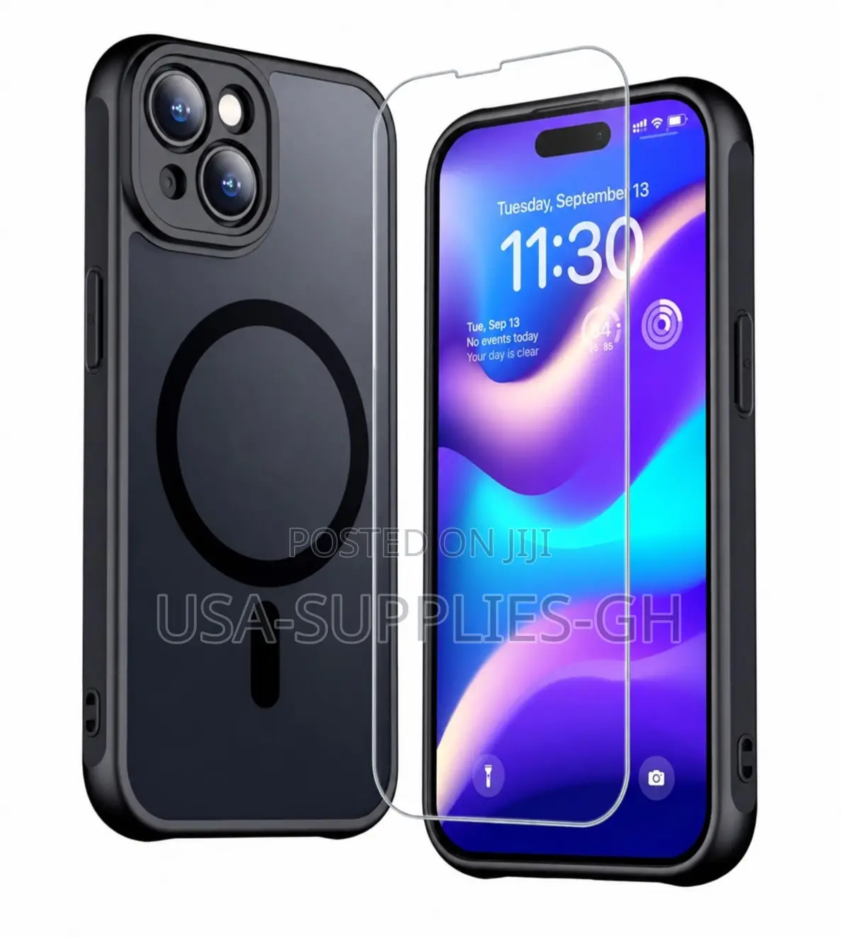 iPhone 15 Plus Phone Case Tempered Glass Screen Protector From Usa