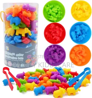 Color Sorting and Counting Animals Toys for Toddlers 3,4,5,6 Years