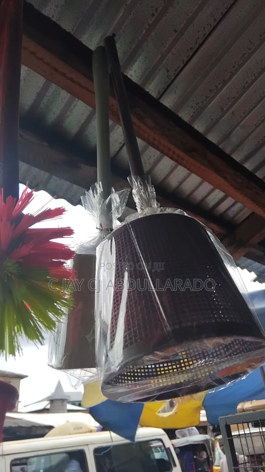 Toilet Brush With Head And Metal Hand