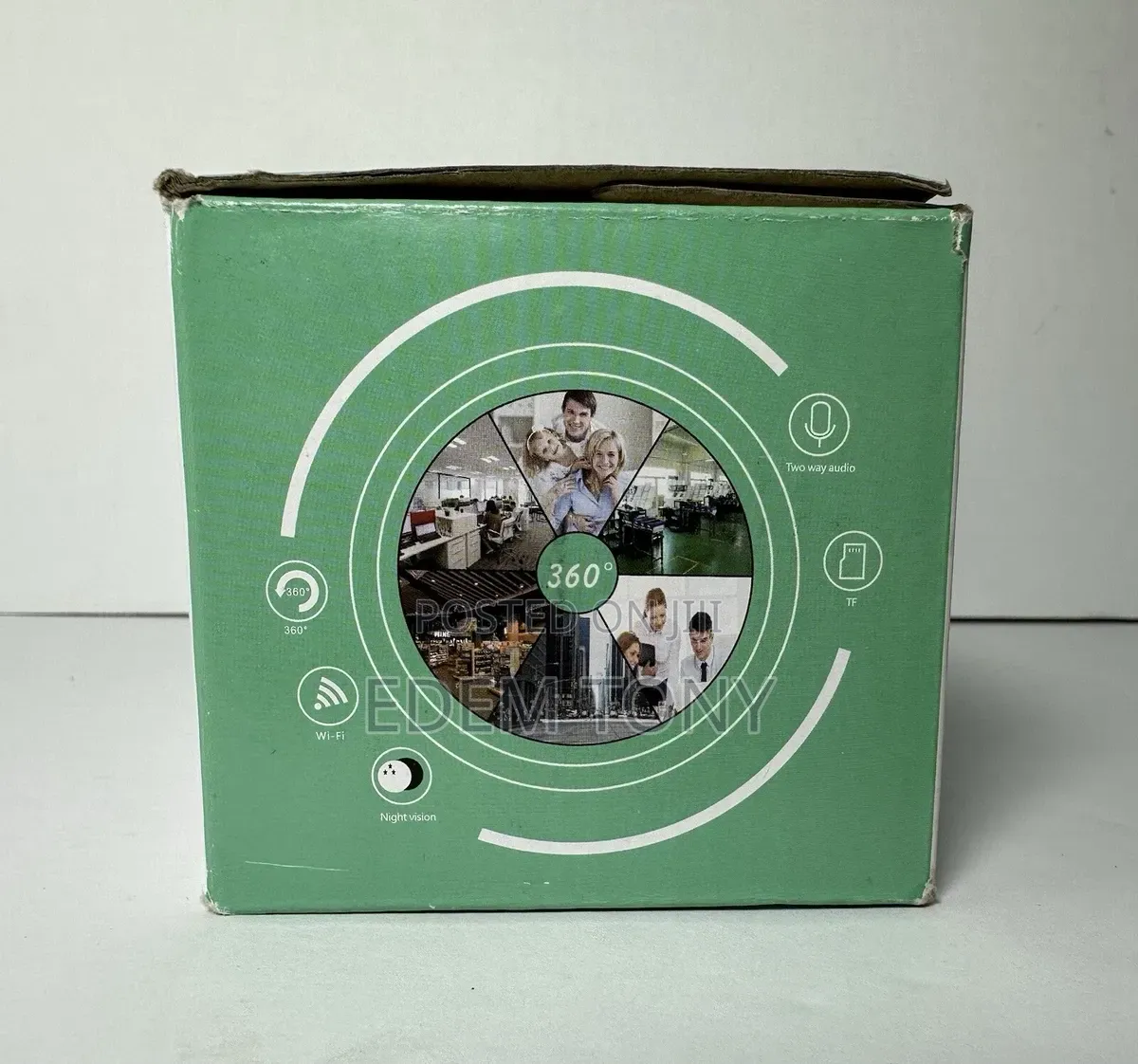 Panorama Light Bulb Wifi Camera/ Baby Monitor 360° View