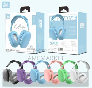 Wireless Bluetooth Over-Ear Headphones With Built-in Microphone
