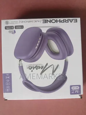Wireless Bluetooth Over-Ear Headphones With Built-in Microphone