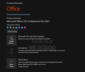 Microsoft Office Lifetime Activation