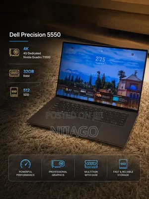 Laptop Dell Precision 5550 32GB Intel Core i7 SSD 512GB