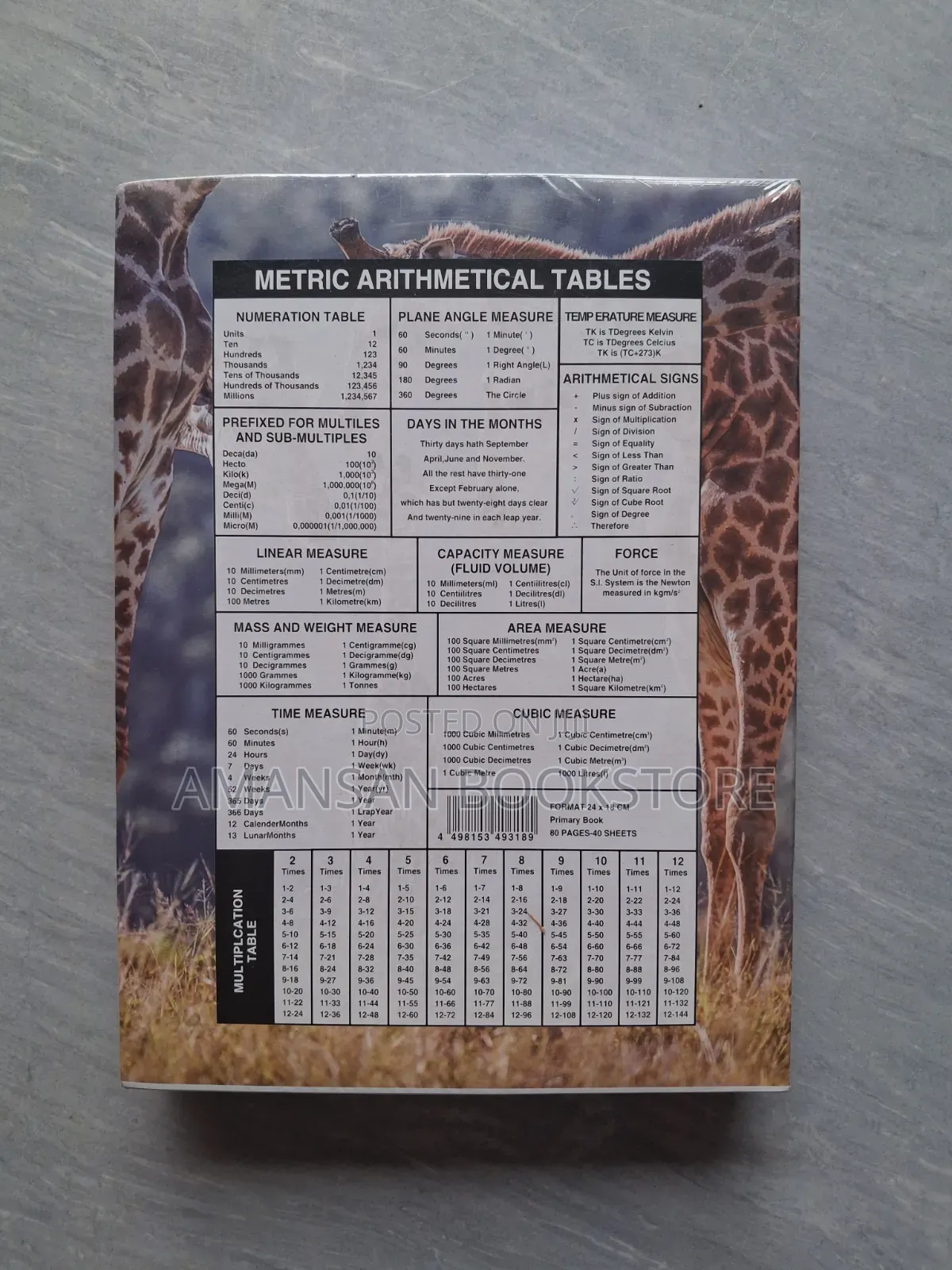 Primary Book (D1)
