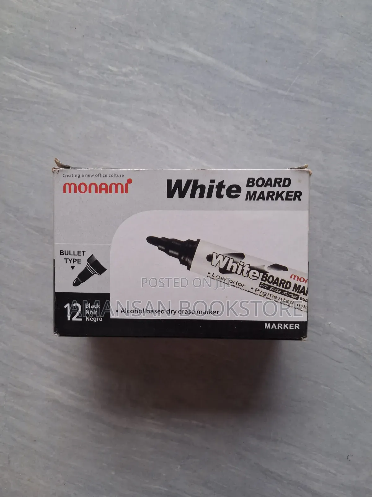 Monami Whiteboard Marker (Black)