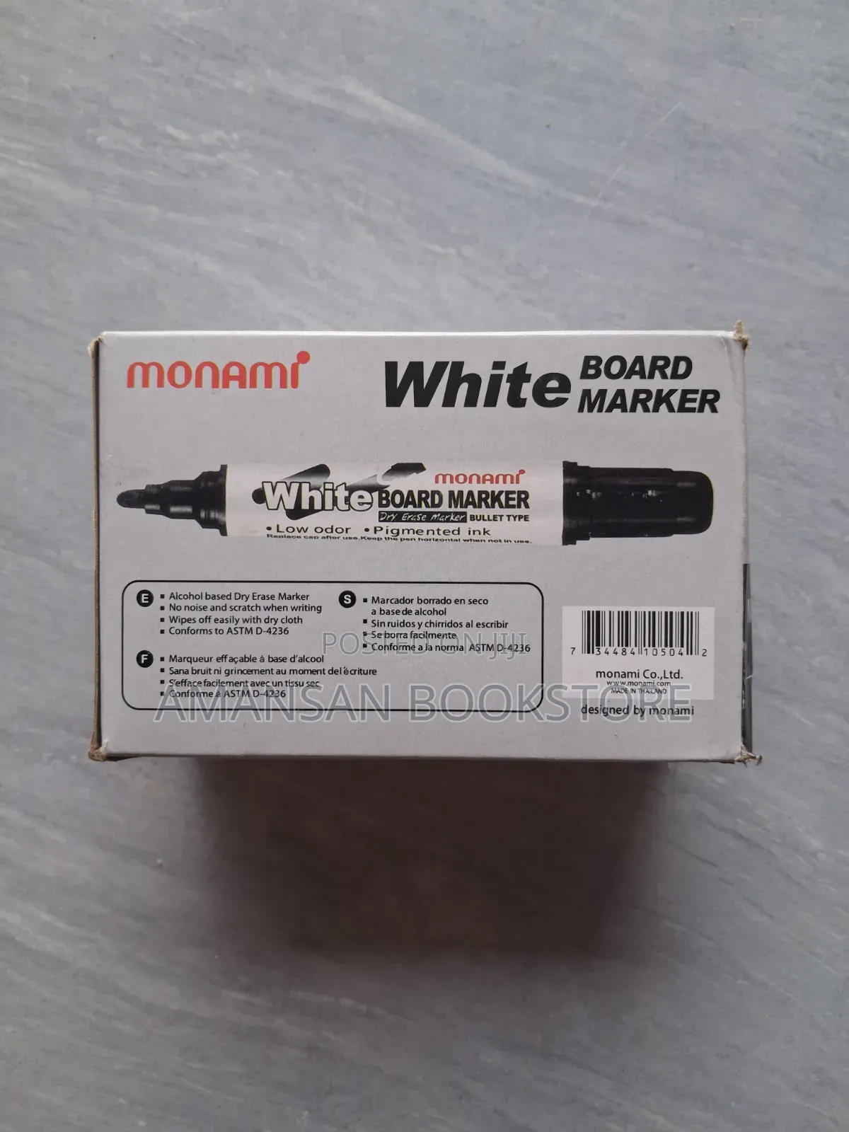Monami Whiteboard Marker (Black)