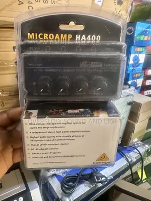 Behringer Microamp Ha400 4-Channel Stereo Headphone Amplifier
