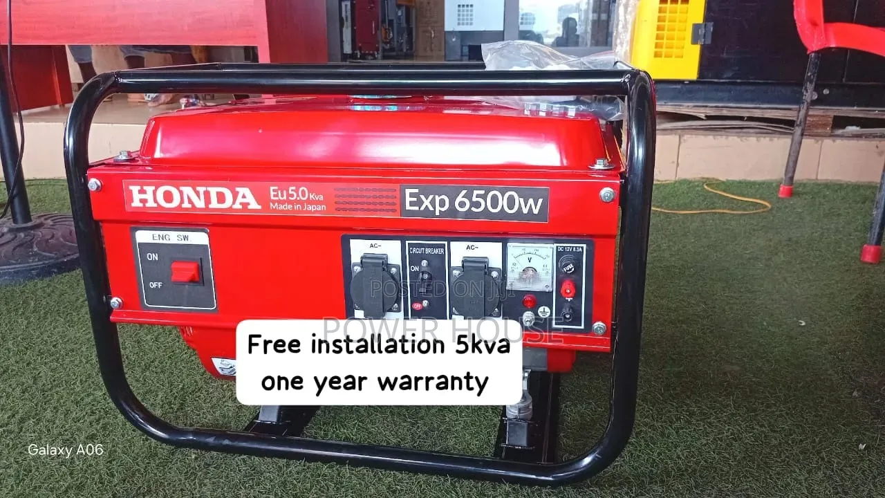 Bring Home Uninterrupted Power With Honda 5kva Generator. 5kva