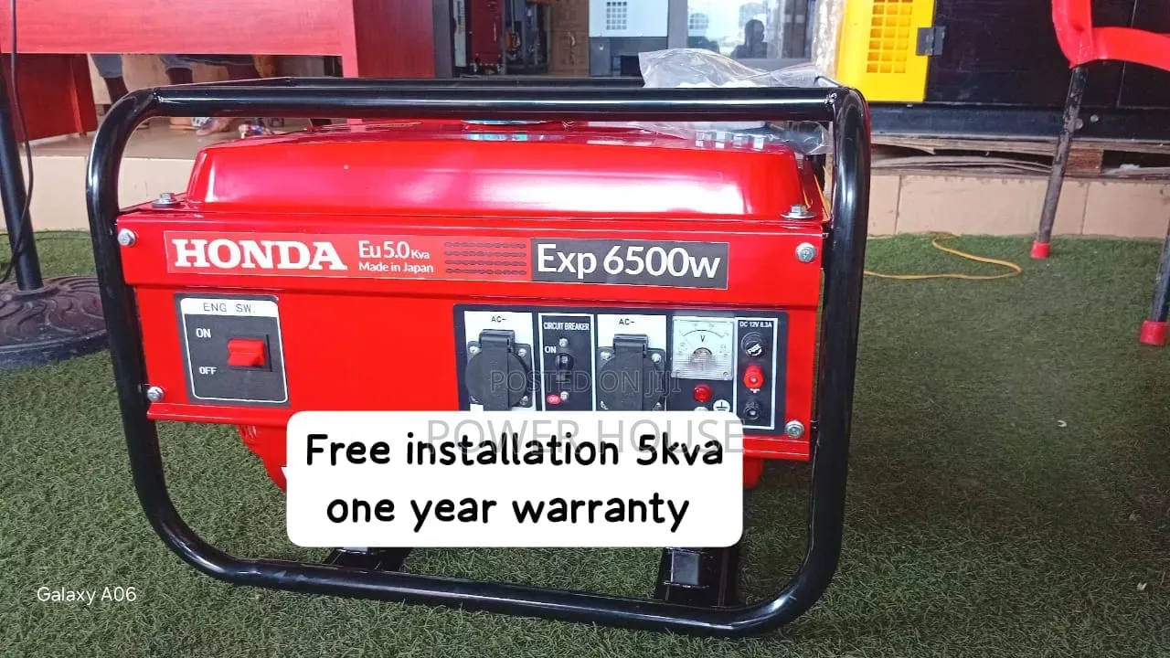 Bring Home Uninterrupted Power With Honda 5kva Generator. 5kva