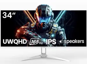 34'' Uwqhd White Gaming Monitor, 165hz/144hz