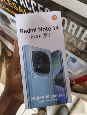 New Xiaomi Redmi Note 14 Pro+ 256 GB Black