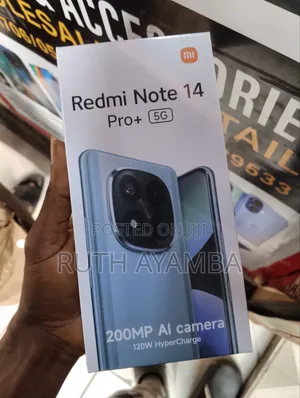 New Xiaomi Redmi Note 14 Pro+ 256 GB Black