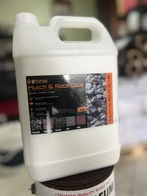 Mulch Stone and Rock Glue