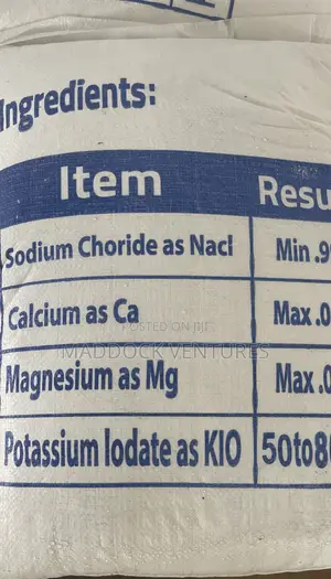Tablet Salt and Iodised Sea Salt