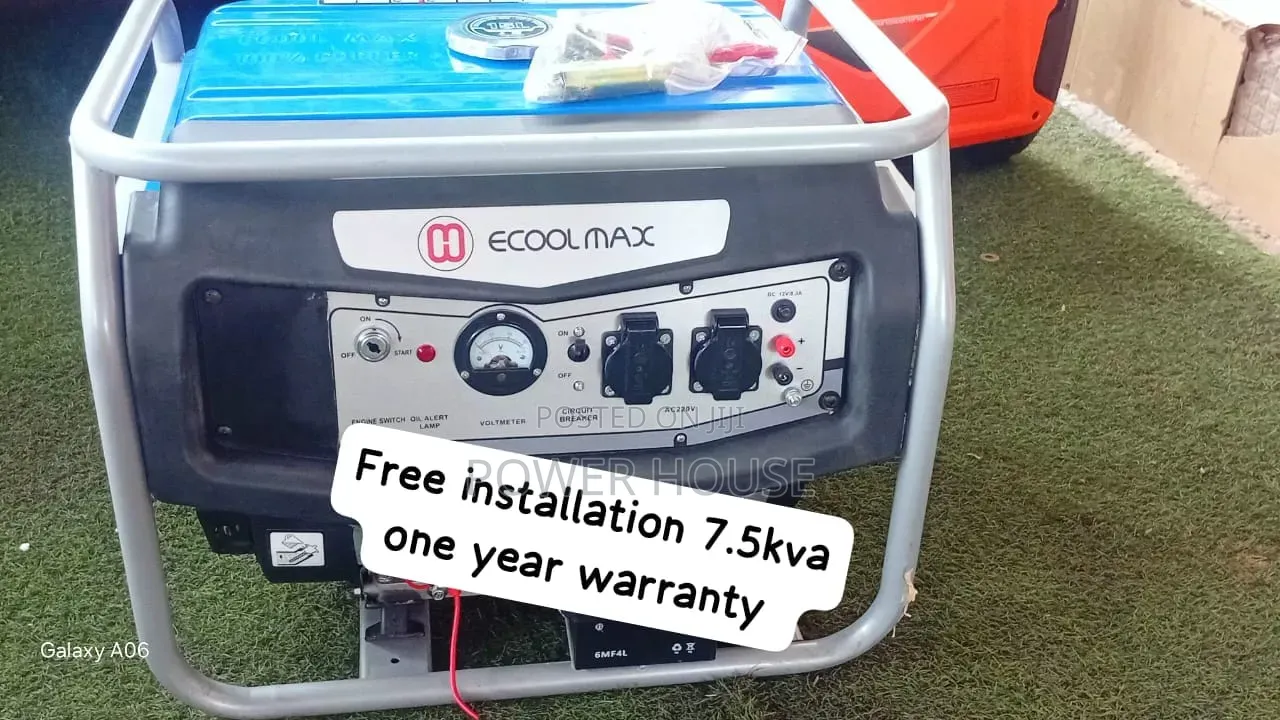 Say Goodbye to Power Outages With the Ecoolmax 7.5kva Generator