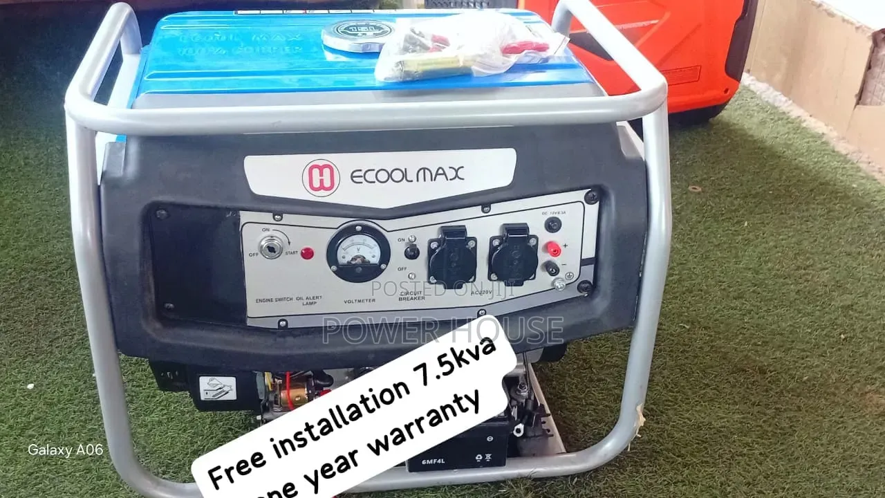 Enjoy Uninterrupted Power Day Night With Ecoolmax 7.5kva