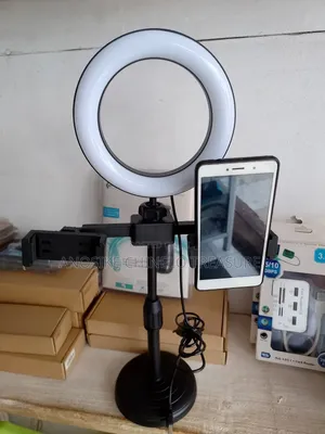 Live Desktop Ring Light Phone Holder