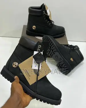 Black Hard Timberland Boots