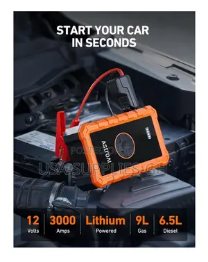 Astroai S8 Car Battery Jump Starter With Tire Inflator From Usa